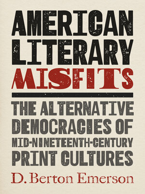 cover image of American Literary Misfits